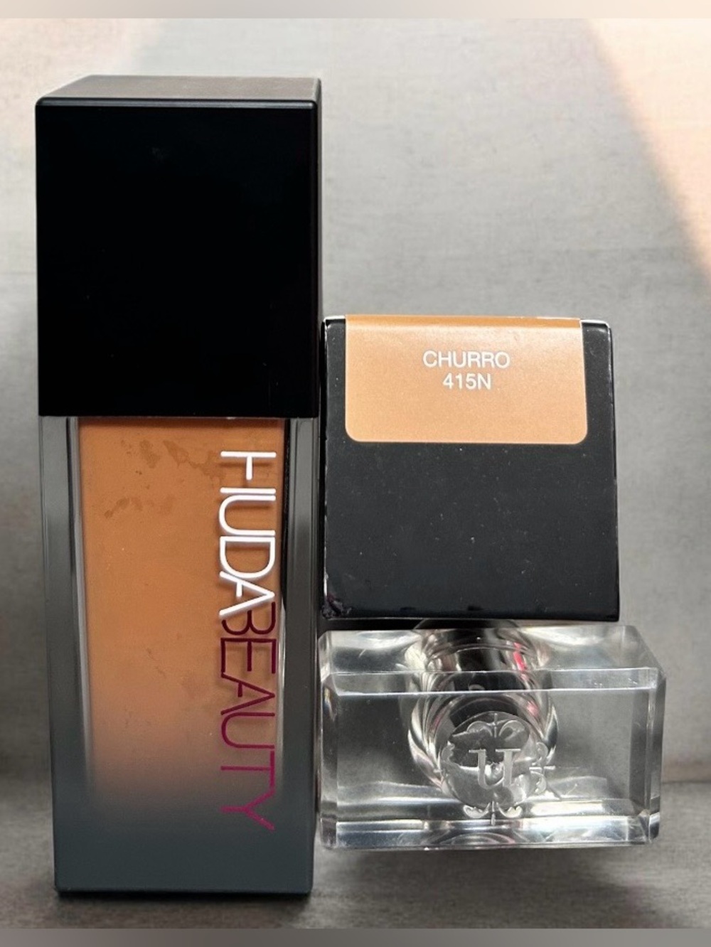 HUDA BEAUTY #FauxFilter Luminous Matte Liquid Foundation / SHADE CHURRO 415N